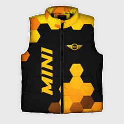 Мужской жилет Mini - gold gradient: надпись, символ