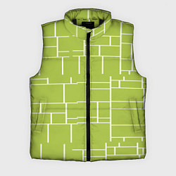 Мужской жилет Цвет зеленый салатовый тренд, цвет: 3D-черный