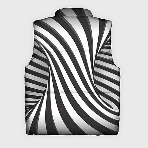 Мужской жилет Полосатая зебра / 3D-Красный – фото 2