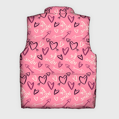 Мужской жилет Be mine паттерн / 3D-Красный – фото 2