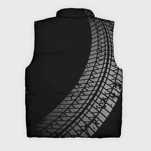 Мужской жилет UAZ tire tracks / 3D-Черный – фото 2