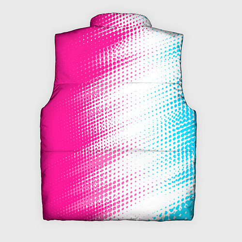Мужской жилет Volvo neon gradient style: по-вертикали / 3D-Черный – фото 2