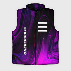 Мужской жилет OneRepublic violet plasma, цвет: 3D-черный