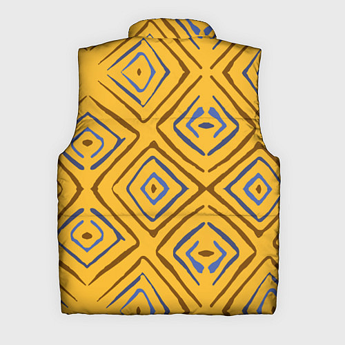 Мужской жилет Золотистый паттерн / 3D-Красный – фото 2