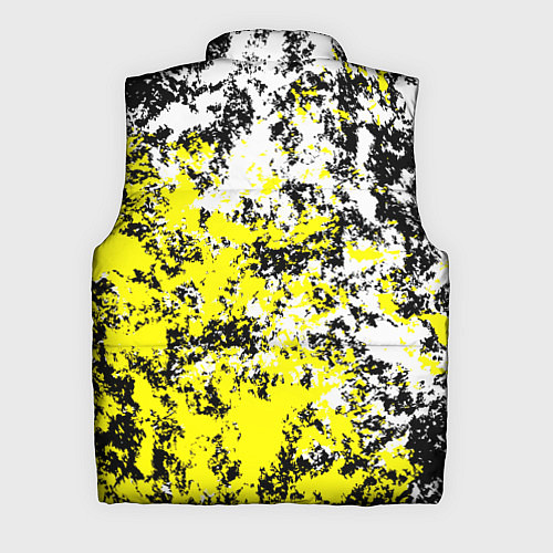 Мужской жилет Белая и жёлтая краска / 3D-Красный – фото 2