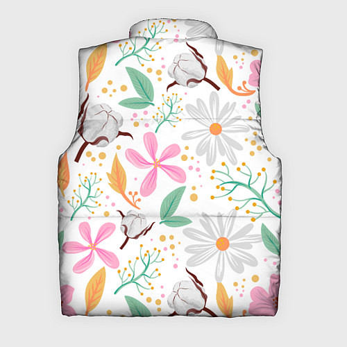 Мужской жилет Spring flowers / 3D-Светло-серый – фото 2