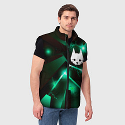 Мужской жилет Stray разлом плит, цвет: 3D-черный — фото 2