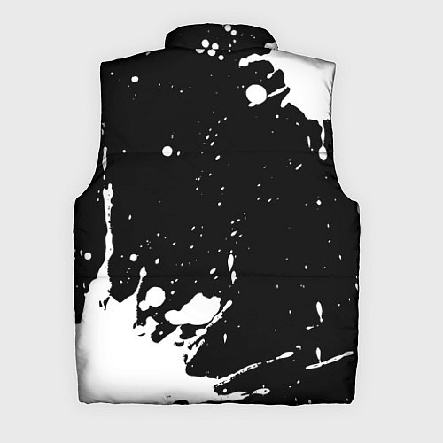 Мужской жилет Slayer и рок символ на темном фоне / 3D-Черный – фото 2