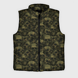 Мужской жилет Страшный рисунок из черепов