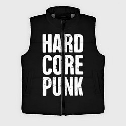 Мужской жилет Hardcore punk, цвет: 3D-светло-серый