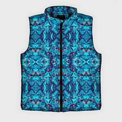 Мужской жилет Синий калейдоскоп