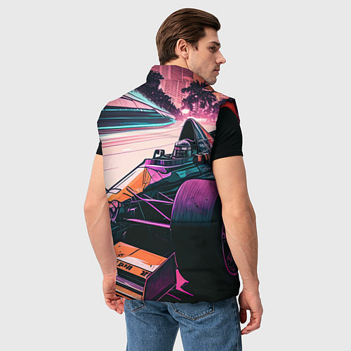 Мужской жилет Болид F-1 / 3D-Красный – фото 4