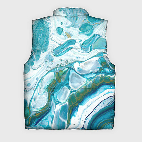 Мужской жилет 50 Оттенков Океана / 3D-Черный – фото 2