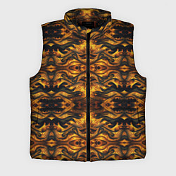 Мужской жилет Огонь дракона абстракция, цвет: 3D-черный