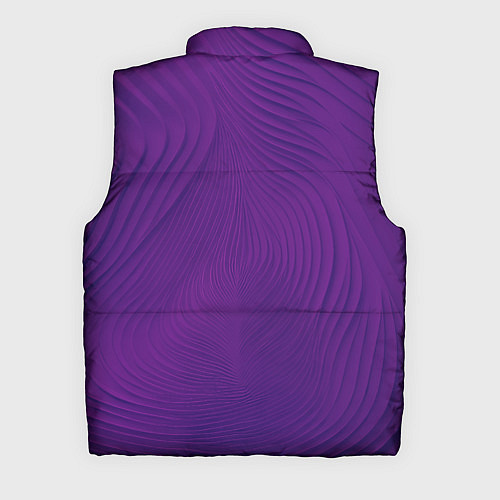 Мужской жилет Фантазия в фиолетовом / 3D-Светло-серый – фото 2