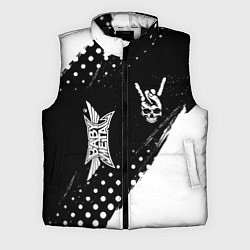 Мужской жилет Babymetal и рок символ на темном фоне, цвет: 3D-черный