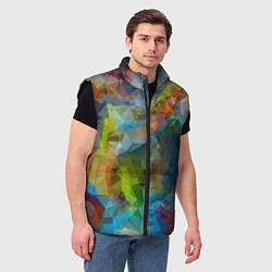 Мужской жилет Color pattern, цвет: 3D-черный — фото 2