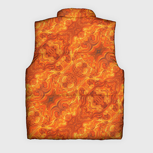 Мужской жилет Пламенный пожар / 3D-Черный – фото 2
