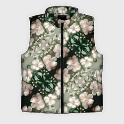 Мужской жилет Нежные розовые цветочки