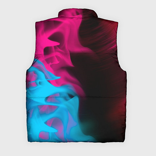 Мужской жилет Tesla - neon gradient: по-вертикали / 3D-Черный – фото 2