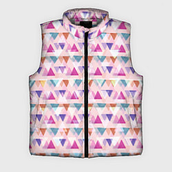 Мужской жилет Цветные треугольники