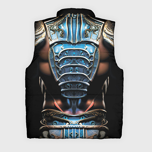 Мужской жилет Африканский воин в доспехах / 3D-Светло-серый – фото 2