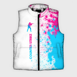 Мужской жилет Counter Strike neon gradient style: по-вертикали