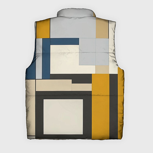 Мужской жилет Незнакомка в квадрате / 3D-Светло-серый – фото 2