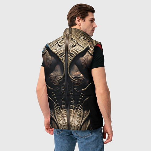 Мужской жилет Воин - доспехи будущего / 3D-Красный – фото 4