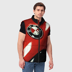 Мужской жилет Знак бмв, цвет: 3D-черный — фото 2