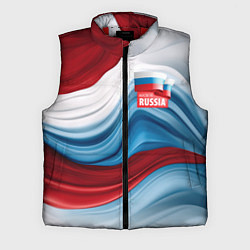 Мужской жилет Флаг России абстракт