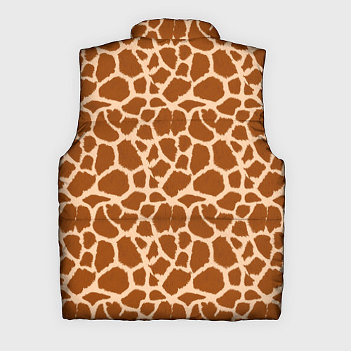 Мужской жилет Шкура Жирафа - Giraffe / 3D-Красный – фото 2