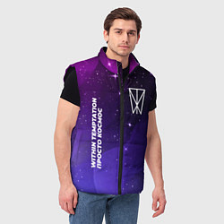 Мужской жилет Within Temptation просто космос, цвет: 3D-черный — фото 2