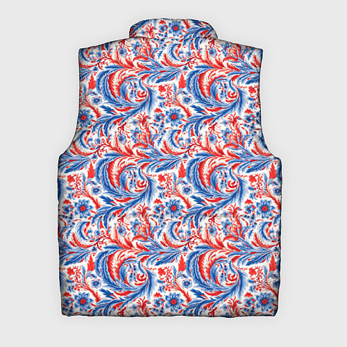 Мужской жилет Русский орнамент / 3D-Светло-серый – фото 2