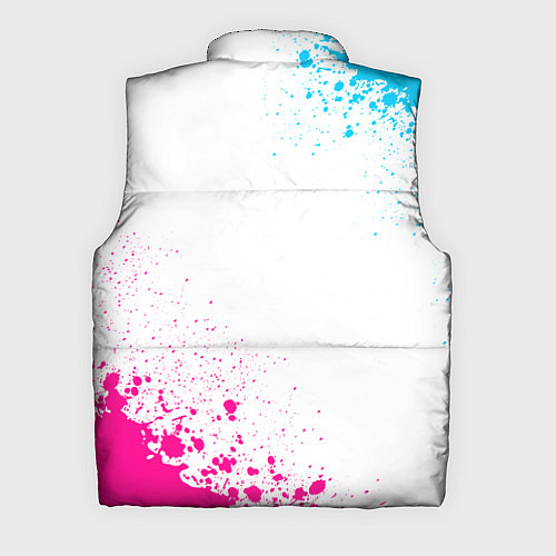 Мужской жилет Slipknot neon gradient style: надпись, символ / 3D-Черный – фото 2