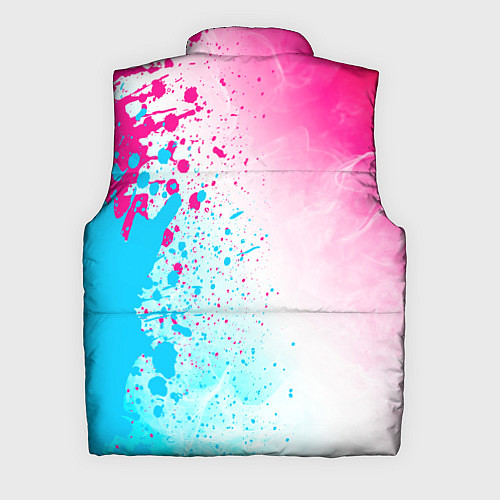 Мужской жилет Yamaha neon gradient style: по-вертикали / 3D-Черный – фото 2