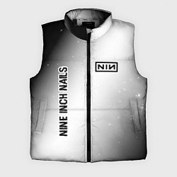 Мужской жилет Nine Inch Nails glitch на светлом фоне: надпись, с, цвет: 3D-черный