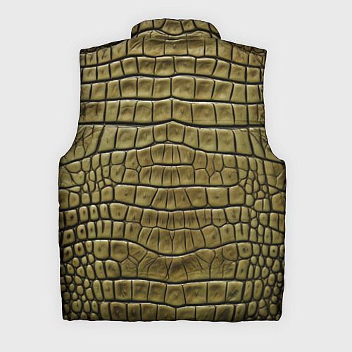 Мужской жилет Текстура кожи крокодила / 3D-Красный – фото 2