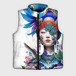 Мужской жилет Japanese girl - irezumi - tattoo