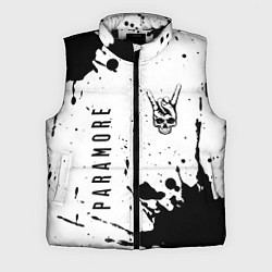 Мужской жилет Paramore и рок символ на светлом фоне, цвет: 3D-черный