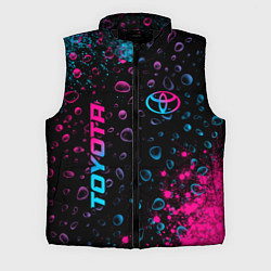 Мужской жилет Toyota - neon gradient: надпись, символ