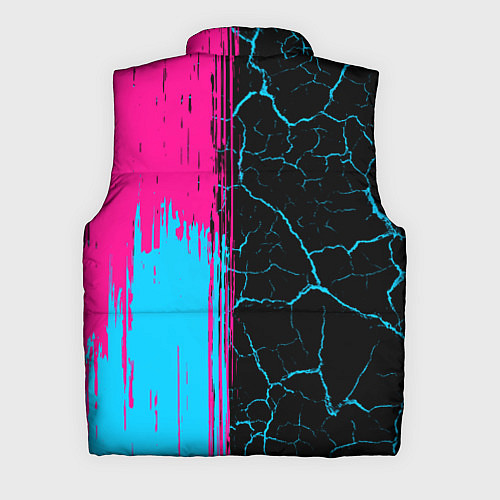Мужской жилет Demon Slayer - neon gradient: по-вертикали / 3D-Черный – фото 2