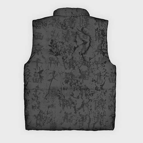 Мужской жилет Black dragon - grunge / 3D-Красный – фото 2