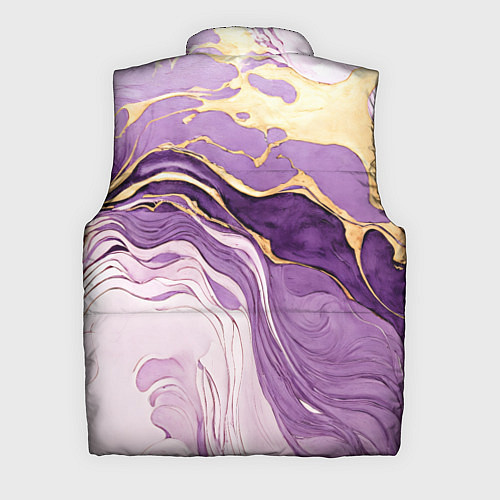 Мужской жилет Сиреневый узор / 3D-Светло-серый – фото 2