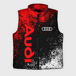 Мужской жилет Ауди - красный и белый, цвет: 3D-красный