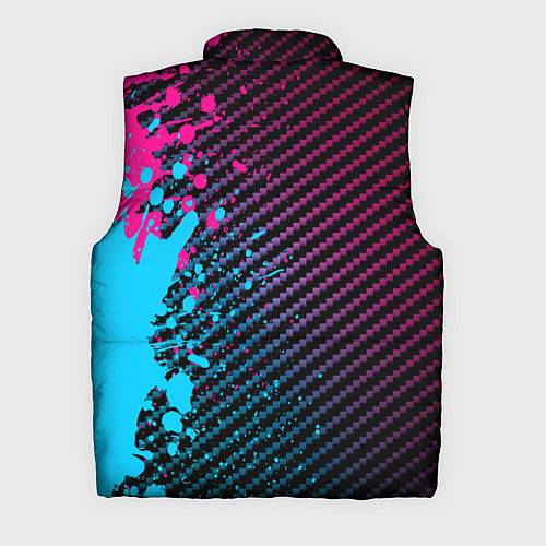 Мужской жилет BYD - neon gradient: по-вертикали / 3D-Черный – фото 2