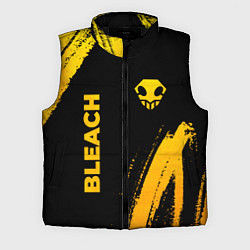 Мужской жилет Bleach - gold gradient: надпись, символ, цвет: 3D-черный