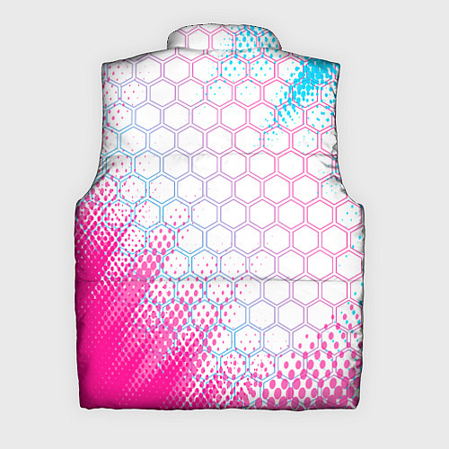 Мужской жилет FAW neon gradient style: надпись, символ / 3D-Черный – фото 2