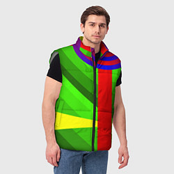 Мужской жилет Абсолютная абстракция, цвет: 3D-светло-серый — фото 2