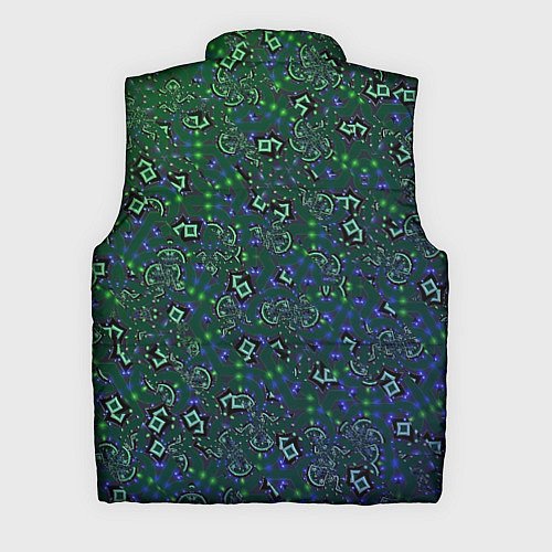 Мужской жилет Изумрудный космос / 3D-Черный – фото 2